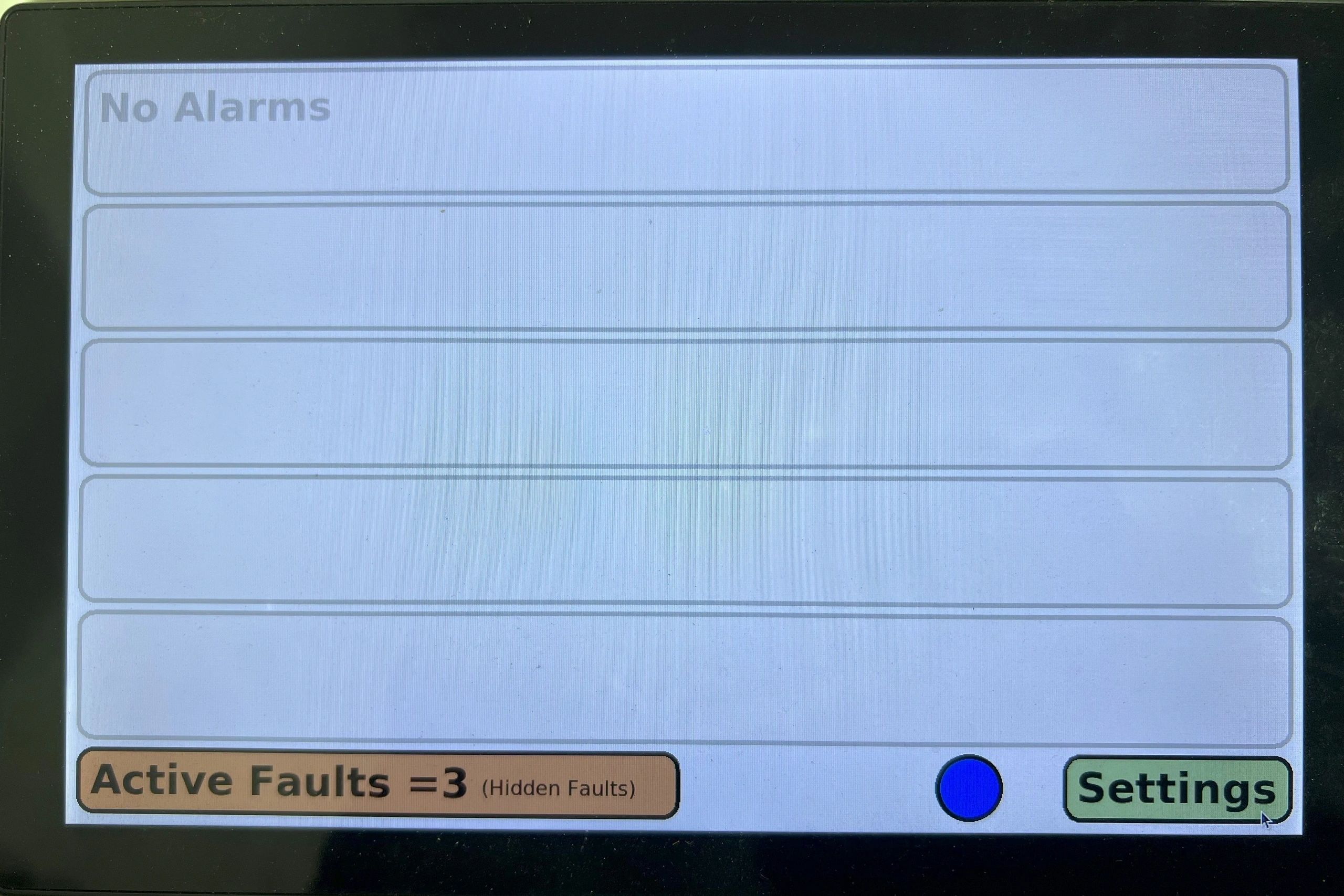 CarerCall alarm management display